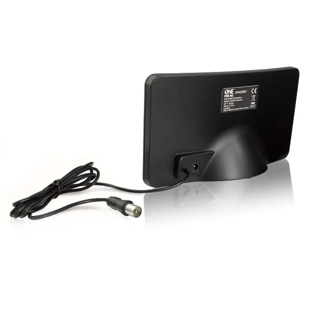 One For All Digital Antenna, Indoor, Amplified Up To 42Db Gain, Range To 15Km 1