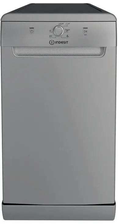 Indesit In2fe10cs90suk Slimline Dishwasher - Silver - E Rated 1