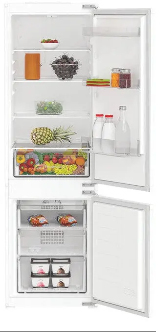 Indesit Kinh1271b4uk Integrated Frost Free Fridge Freezer With Sliding Door Fixing Kit - White - E Rated 1