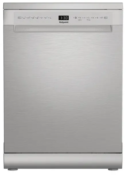 Hotpoint H8fhs61xuk Standard Dishwasher - Inox - A Rated 1