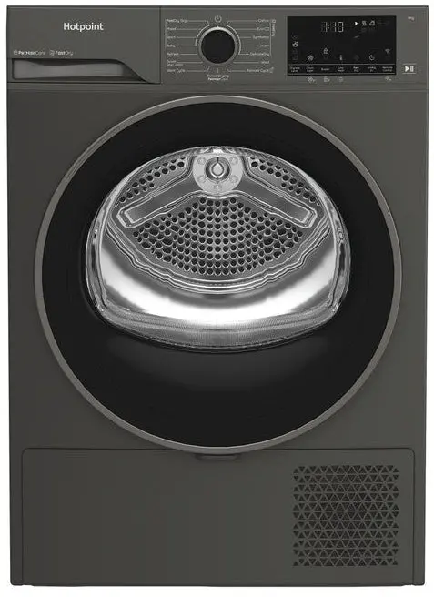 Hotpoint Chd94mgbsuk 9Kg Heat Pump Tumble Dryer With Fastdry - Grey - A+++ Rated 1