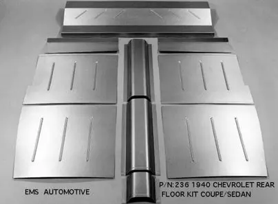 1940 Chevy Sedan And Coupe Rear Floor Kit 1