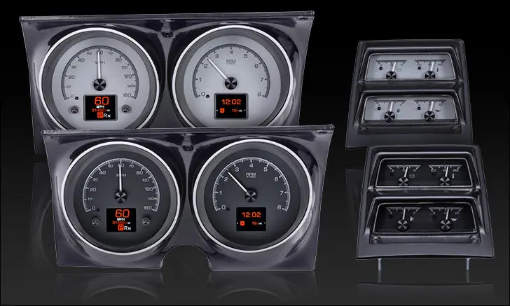 1968 Chevy Camaro With Console Gauges Hdx Instruments 1