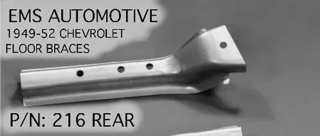 1949-52 Chevy Car Rear Floor Brace (Third Row) 1