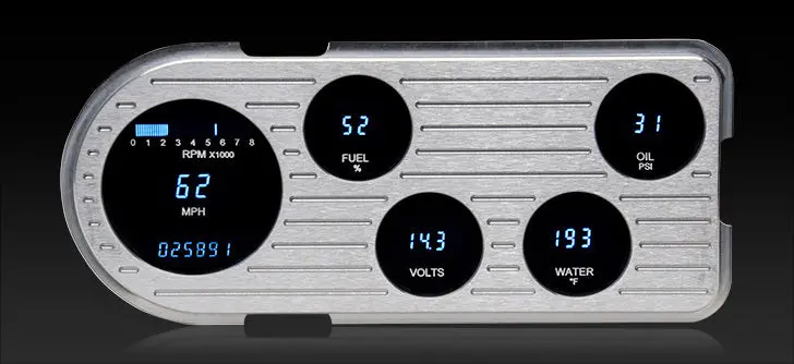 1948-50 Ford F1 Pickup Vfd3 Digital Instruments Systems 1