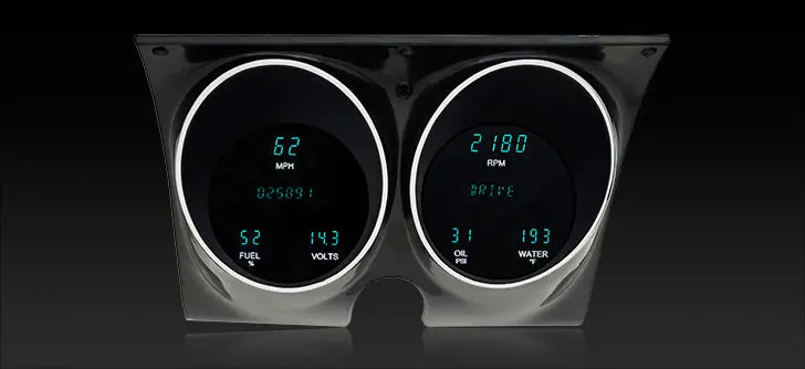1967-68 Chevy Camaro/ Firebird Vfd3 Digital Instrument System 1