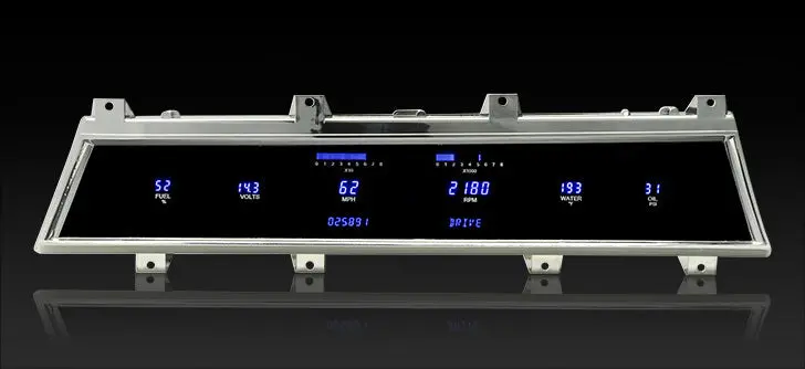 1966-67 Chevy Chevelle/ El Camino Digital Vfd3 Instrument System 1