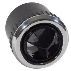 Tbi Round Tri-Vane Louver Billet Trim 2-1/2" 1
