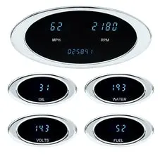 Dakota Digital Ion Series Six Gauge Kit, Vfd3 Gauges 1