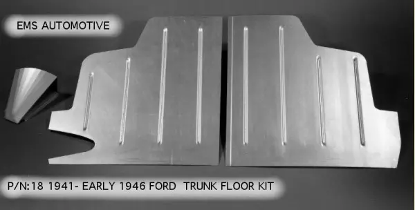 1941- Early 1946 Ford Coupe And Sedan Trunk Floor Kit 1