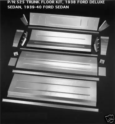 1939-40 Ford Sedan Trunk Floor Kit 1