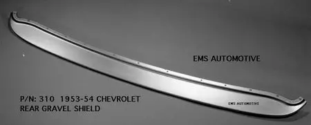 1953-54 Chevy Car Rear Gravel Shield 1