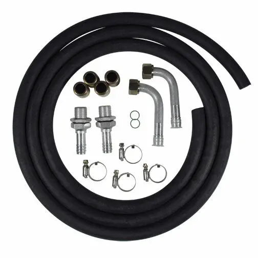 Tbi Barbed Heater Hose Kit 90 Degree Fittings And 90 Degree Bulkheads 1