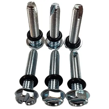 10-32 X 1" Silver Screw With O Ring Kit (6 Screws) 1