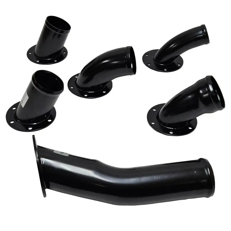 Flanged Angled Bolt On Fuel Filler Neck - Hose Clamp Style 1