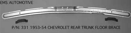 1953-54 Chevy Sedan, Hardtop And Convertible Trunk Floor Brace 1