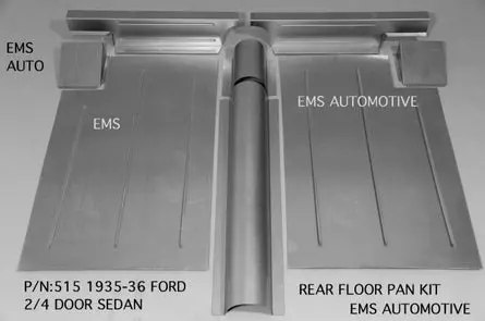 1935-36 Ford Sedan, Humpback, And Flatback Rear Floor Pan Kit 1