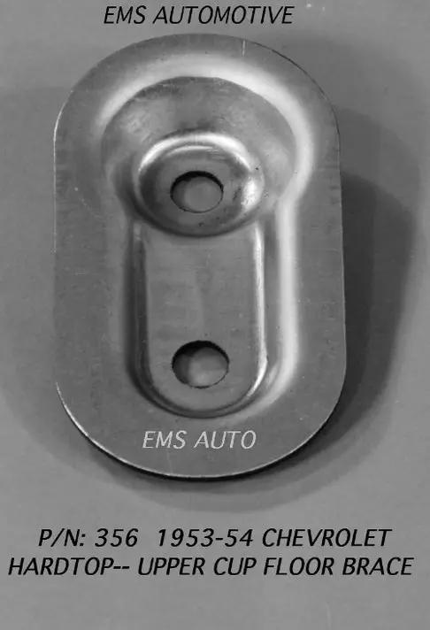 1953-54 Chevy Hardtop And Convertible Upper Cup Floor Brace 1