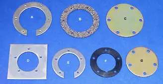Blank & Sender Plates, Split Rings And Gaskets 1