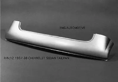 1937-38 Chevy Sedan Tailpan 1