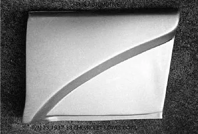 1937-38 Chevy Car Lower Cowl Patch Panel 1