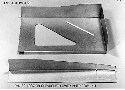 1937-39 Chevy Car Lower Inner Cowl Kit 1