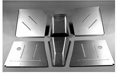 1937-39 Chevy Car Front Floor Pans For Big Block Setback Firewall 1