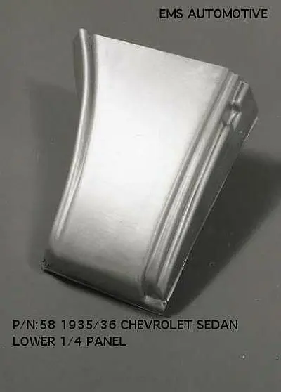 1936 Chevy 2 Door Sedan Rear Lower Quarter Panel 1