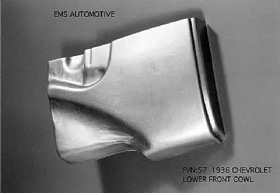 1936 Chevy Car Lower Front Cowl 1