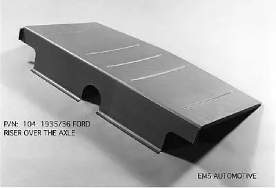 1935-36 Ford Car Over Axle Riser Pan 1