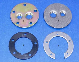Threaded Mild Steel Plates & Gaskets 1