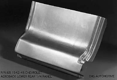 1942-48 Chevy Aeroback Lower Rear Quarter Panel 1