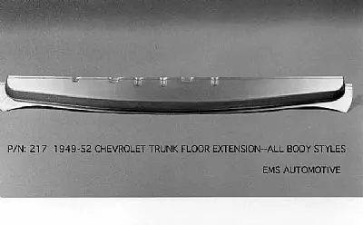 1949-52 Chevy Car Rear Trunk Floor Extension 1