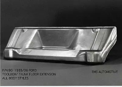 1935-36 Ford Car Trunk Floor Extension 1