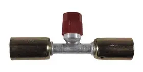 Tbi #6 In-Line Beadlock Service Port A/C Fitting 1
