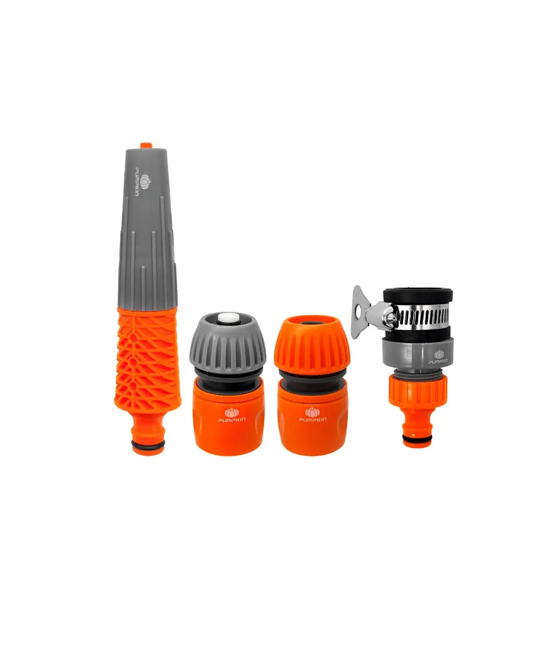 Pumpkin 4Pcs Adjustable Waterning Nozzle With Hose Connector Set | Model: Pm42304 1