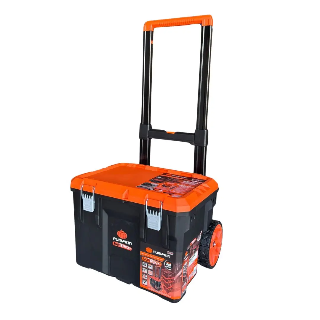 Pumpkin L Size Stacking Tool Box Though System With Trolley 52 X 44 X 39Cm (2Pcs/Ctn) | Model: Pm20898 1