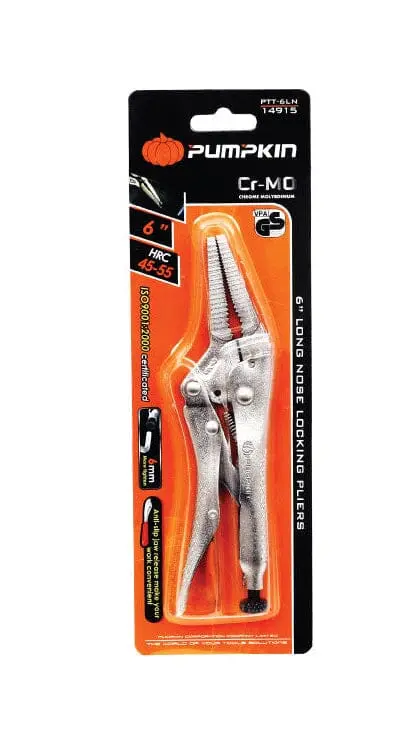 Pumpkin Long Nose Locking Pliers 9" | Model: Pm14916 1