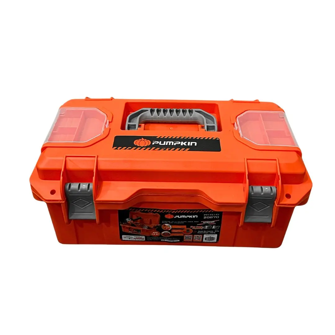 Pumpkin Plastic Tool Box 16" (8Pcs/Ctn) | Model: Pm 20870 1