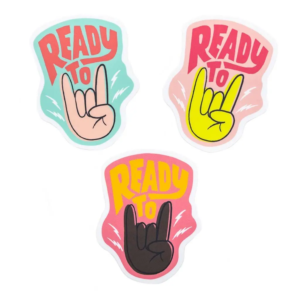 Ready To Rock On Sticker 1