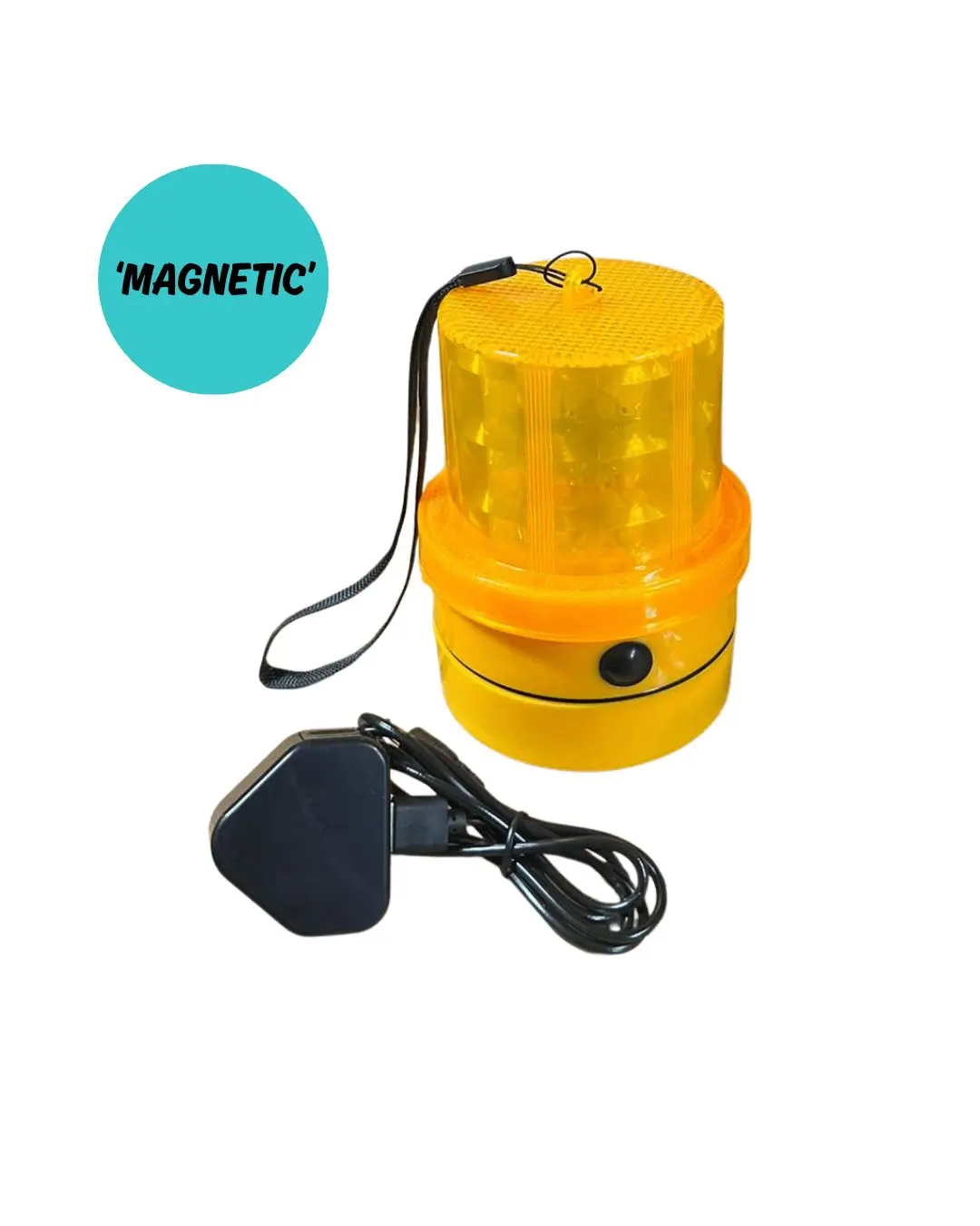 Rechargeable Revolving Lamp With Magnet (Yellow) | Model: Rl-7697C-Day-Y 1