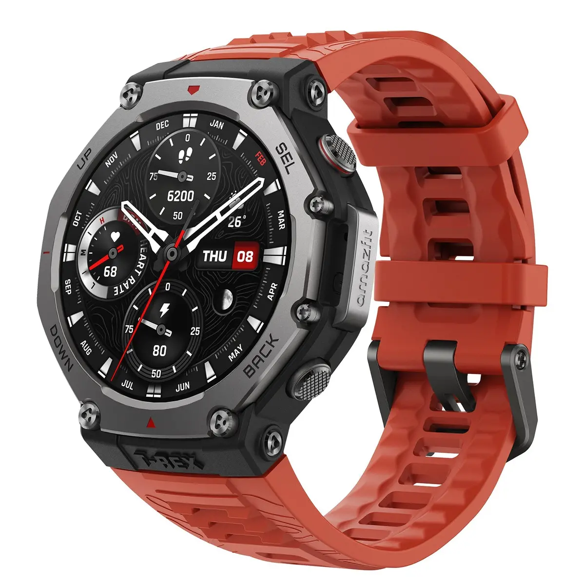 Amazfit T-Rex 3 Rugged Gps Smartwatch – Lava | T-Rex 3 1
