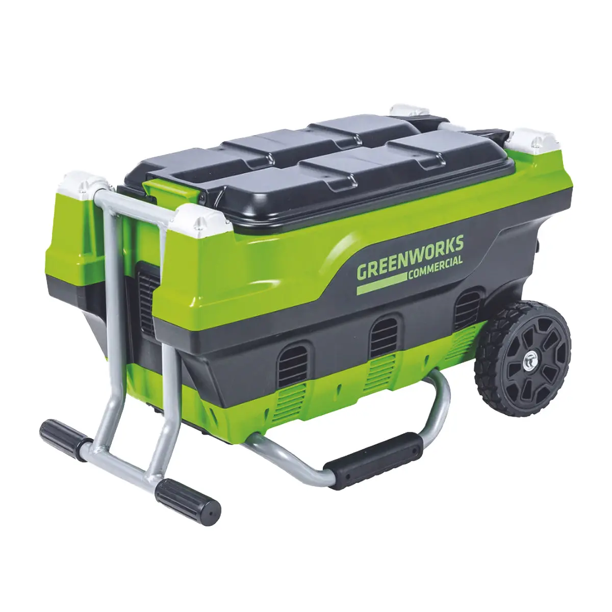 Greenworks 82V 6 Port Charger - Durable Tough Charger With 6 Ports, Rugged Steel Frame, Water Resistance 1