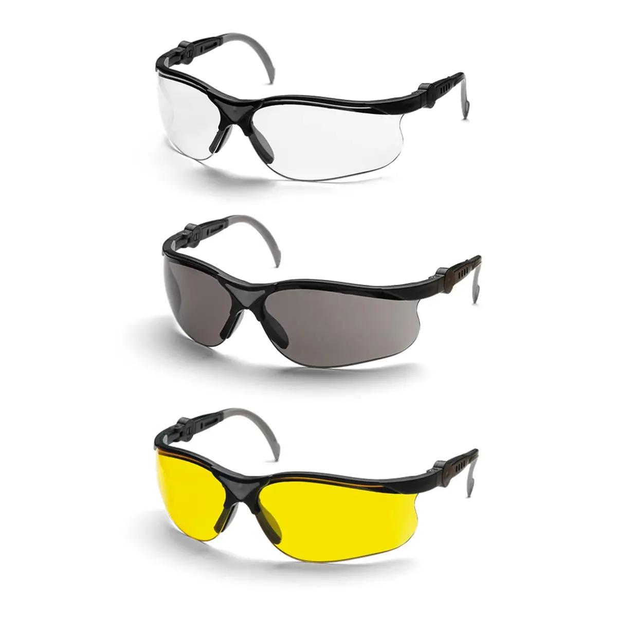 Husqvarna Protective Glasses X Series - Adjustable Frames And Scratch Resistant Lenses That Can Be Angled 1