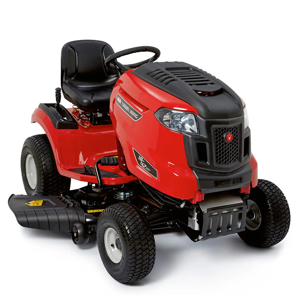 Rover Lawn King 18/42 Ride On Mower - Fully Auto 18Hp Kawasaki V-Twin Engine 42" Cut 1