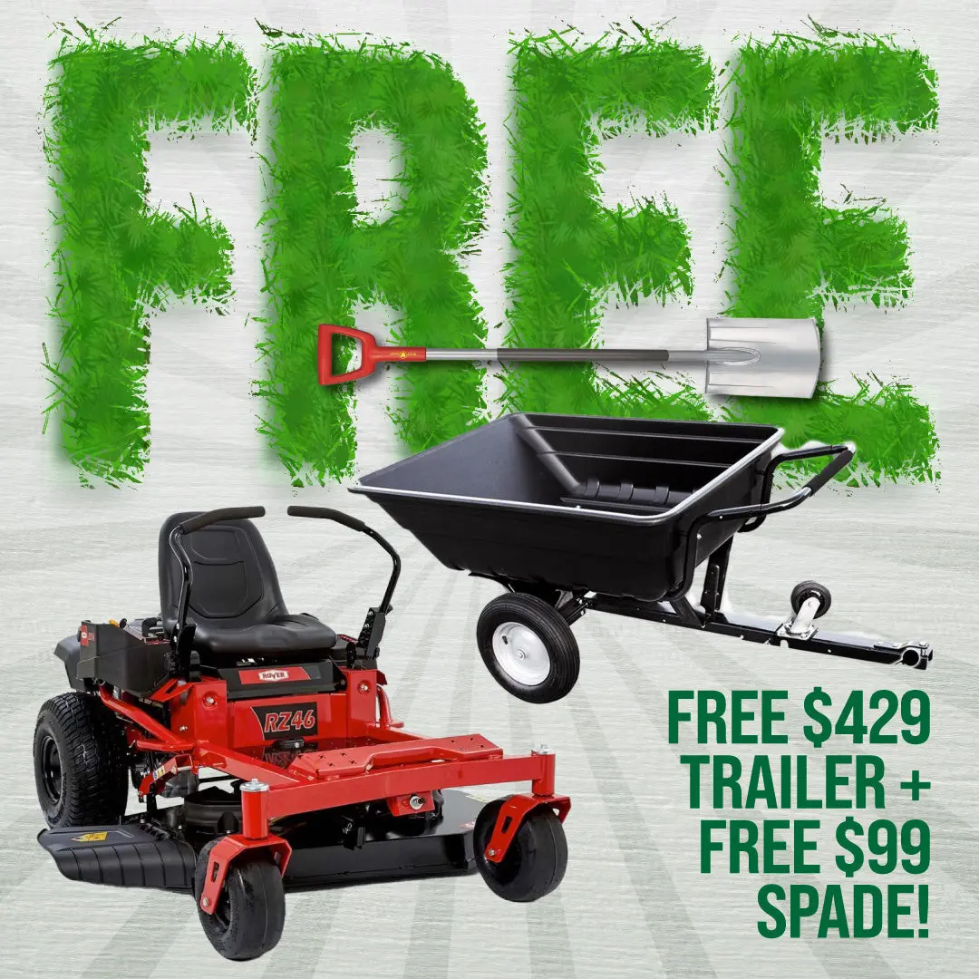 Rover Rz 46 Zero Turn Mower - 46" Fab Deck, 21.5Hp Kawasaki V-Twin With $1928 In Savings & Free Stuff! 1
