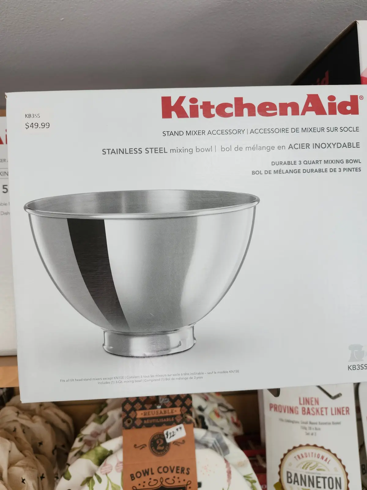 Kitchenaid 3-Qt. Polished Stainless Steel Bowl 1