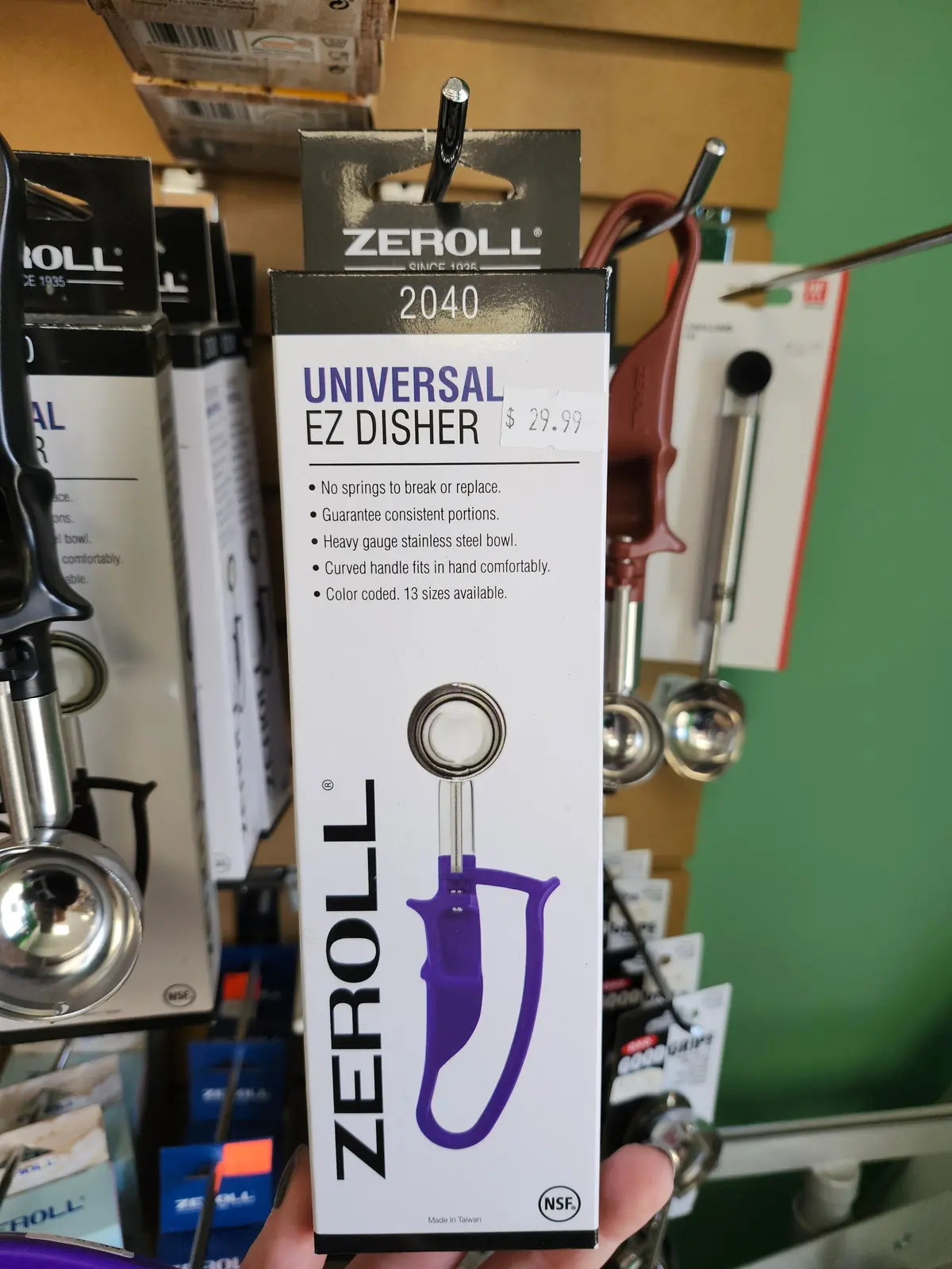 Zeroll Cookie Scoop #40 Orchid 1