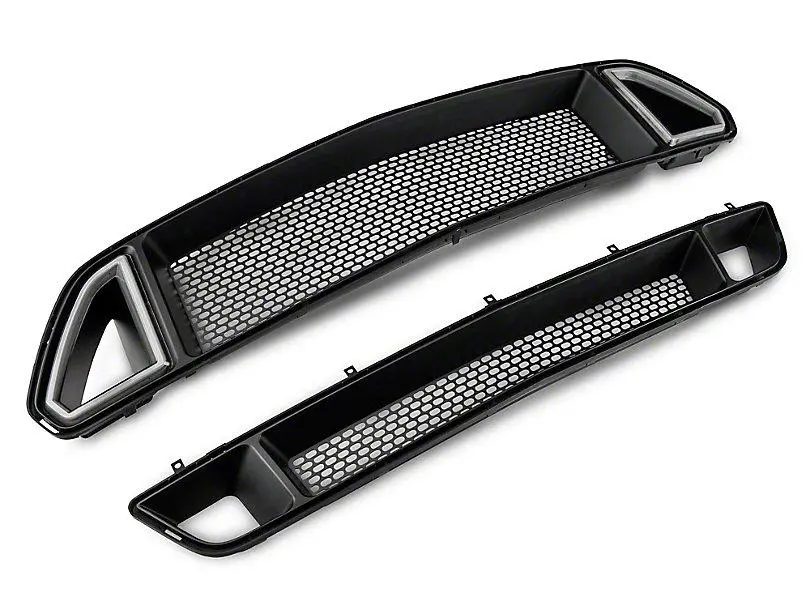 Rtr Upper & Lower Grille W/ Led Accent Lights (15-17 Mustang) 1