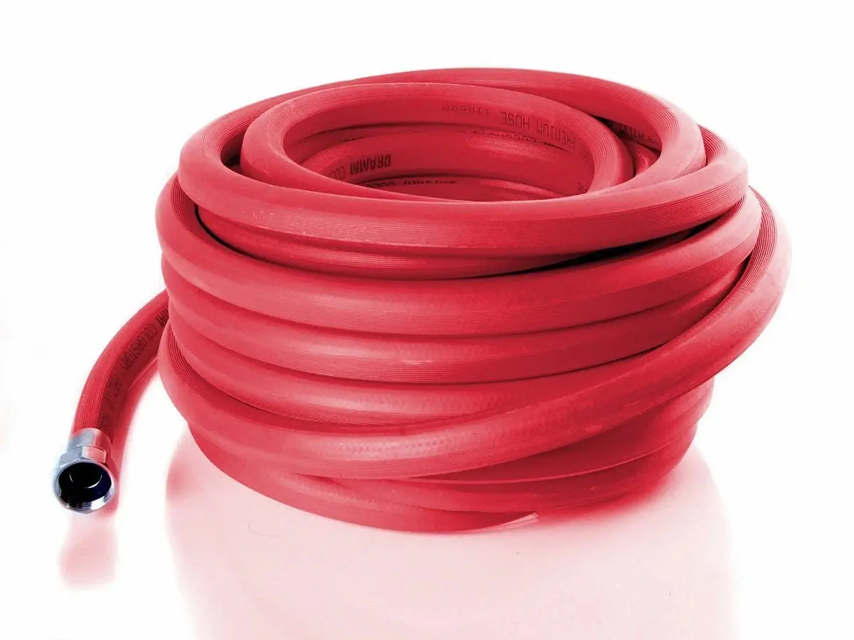 Premium Rubber Hose 5/8" X 50' Red, 130 Psi 160 Deg 1